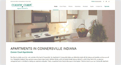 Desktop Screenshot of connersville-apts.com
